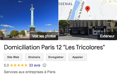 Domiciliation à Bastille